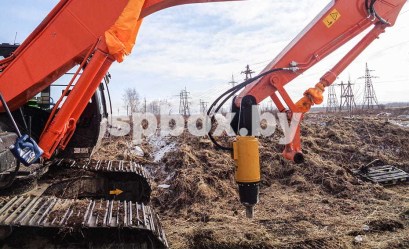 Гидробур Delta RD50 на экскаватор ФОТО